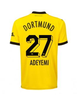 Moški Nogometna dresi replika Borussia Dortmund Karim Adeyemi #27 Domači 2023-24 Kratek rokav